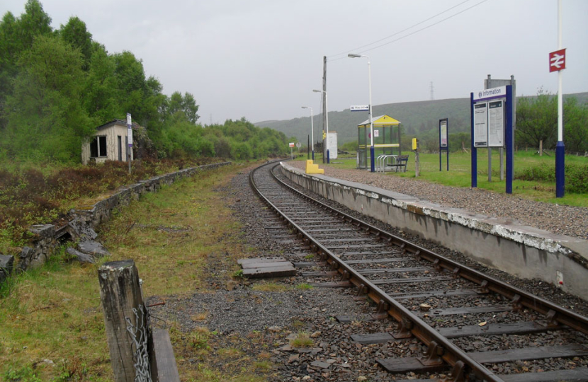 Kildonan Halt on the Far North Line
