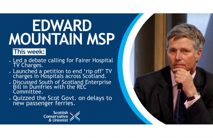 Campaign by Edward Mountain MSP for Fairer Hospital TV Charges