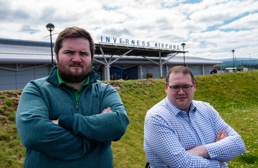 Councillors Struan Mackie and Andrew Jarvie
