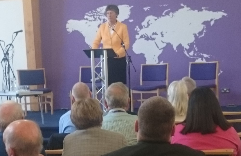 Liz Smith MSP addressing the Conference on Education 