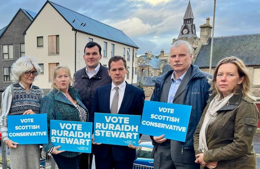Robert Jenrick MP out campaigning with Councillor Ruraidh Stewart