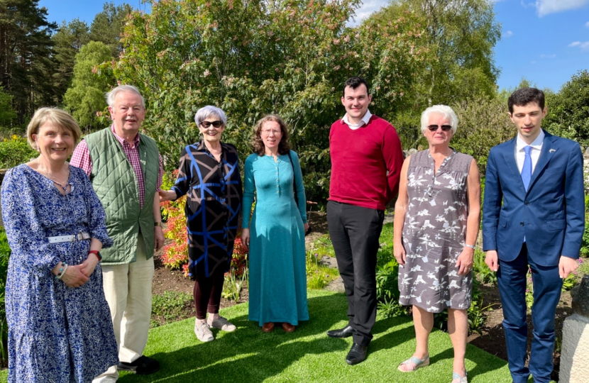 Eva with other members of the Highland Conservatives.