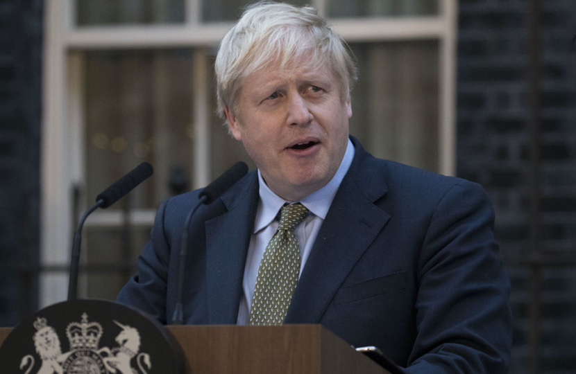 Boris Johnson’s speech outside Downing Street Boris Johnson’s speech outside Downing Street