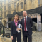 Councillor Helen Crawford with John Lamont MP at Westminster 