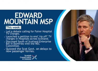 Campaign by Edward Mountain MSP for Fairer Hospital TV Charges