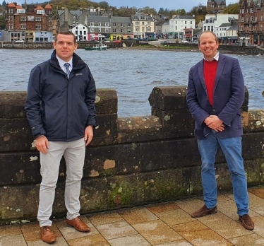 Donald Cameron MSP with Douglas Ross MP