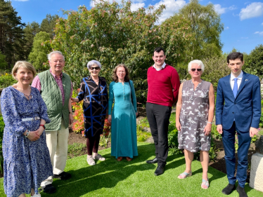 Eva with other members of the Highland Conservatives.